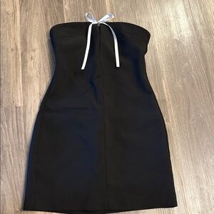 Zara Black Strapless Dress